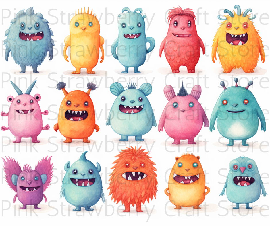 Monster Mash 135 Clipart Images