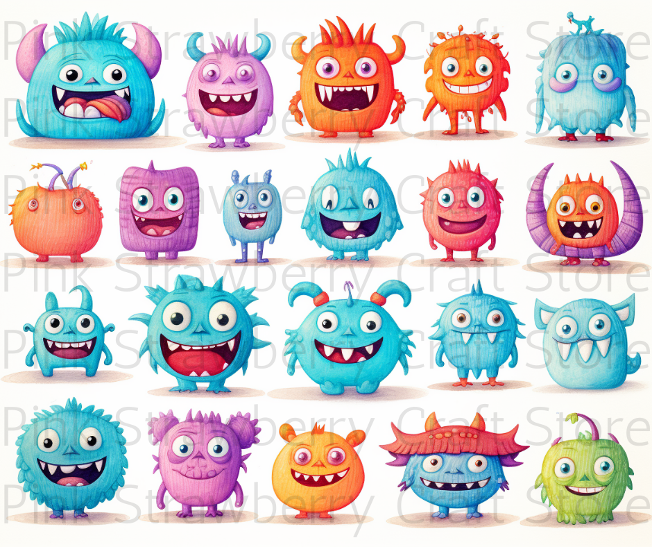 Monster Mash 135 Clipart Images