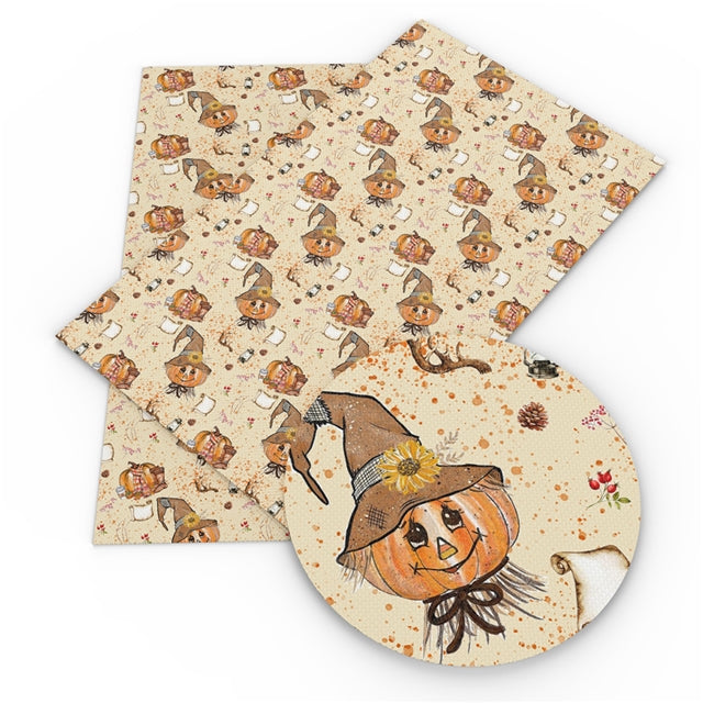 Scarecrow Faux Leather Fabric Sheets