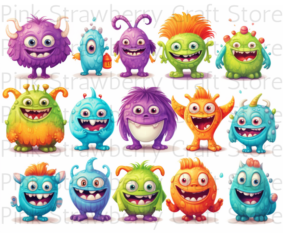 Monster Mash 135 Clipart Images