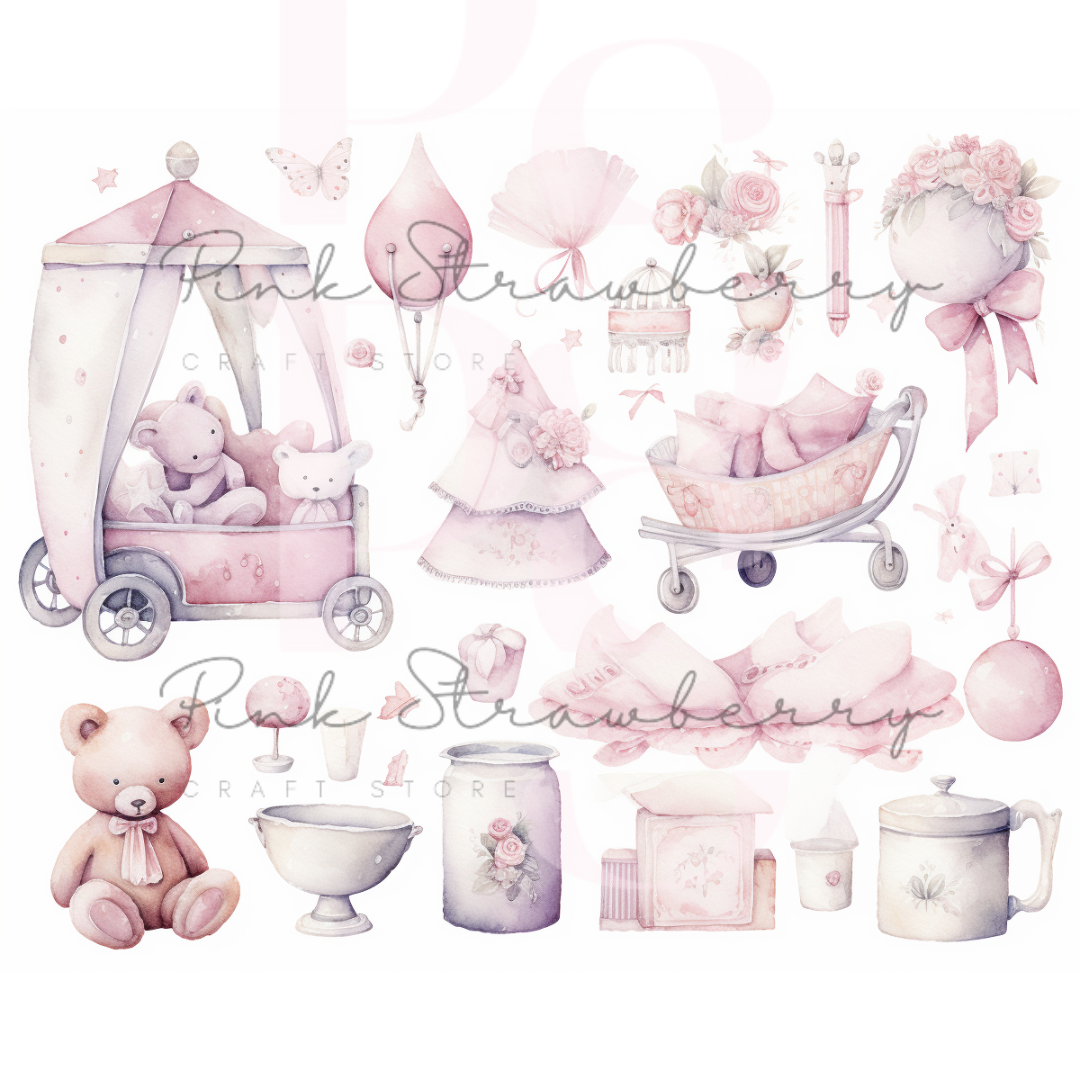 Vintage Pink Nursery Collection