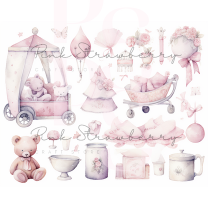 Vintage Pink Nursery Collection