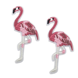 Flamingo Embroidery Patch