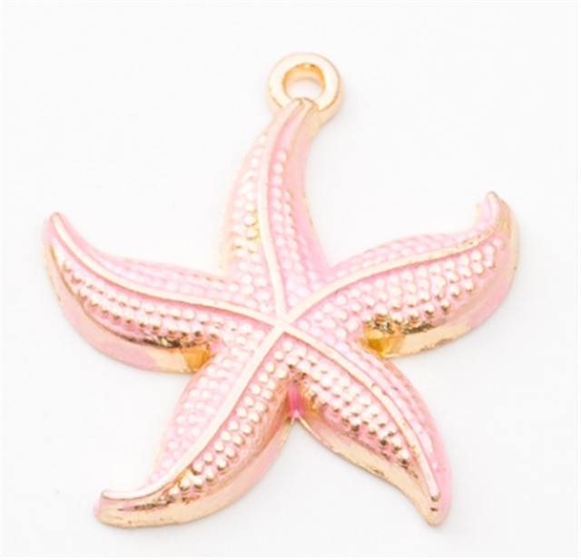 Pink Starfish Charm