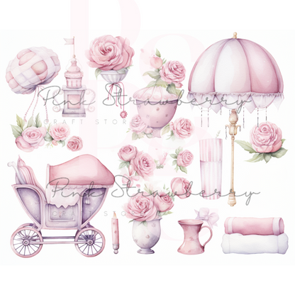 Vintage Pink Nursery Collection