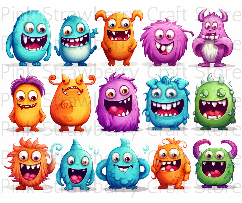 Monster Mash 135 Clipart Images