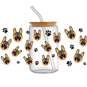 German Shepherd 160z Cup Wrap