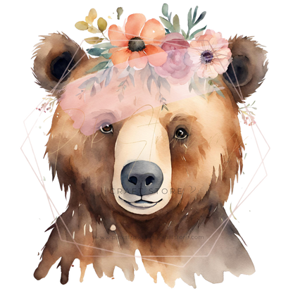 Floral Animals 45 Clipart Images