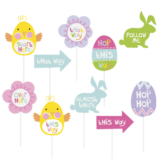 Easter Egg Hunt Clue Signs Set Of 10