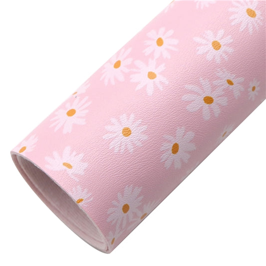 Pink Daisy Fabric Sheet