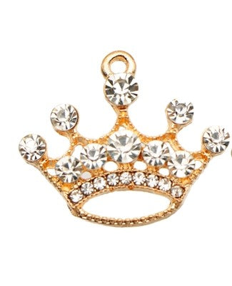 Gold Crown Charm