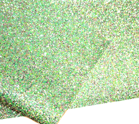 Tropicana Chunky Glitter Faux Leather Fabric Sheets