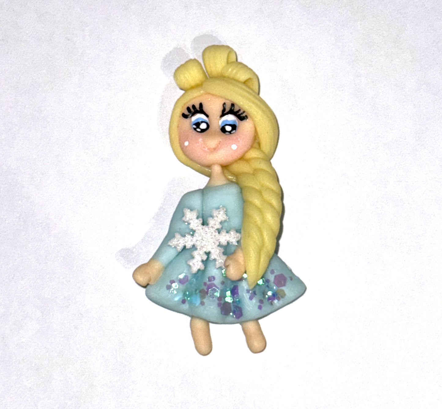 Frozen Princess Flat Back Clay Embellishment