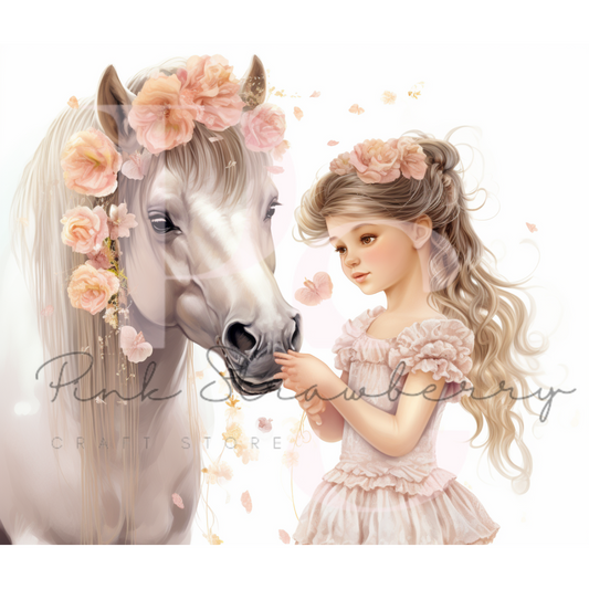 Girl & Pony