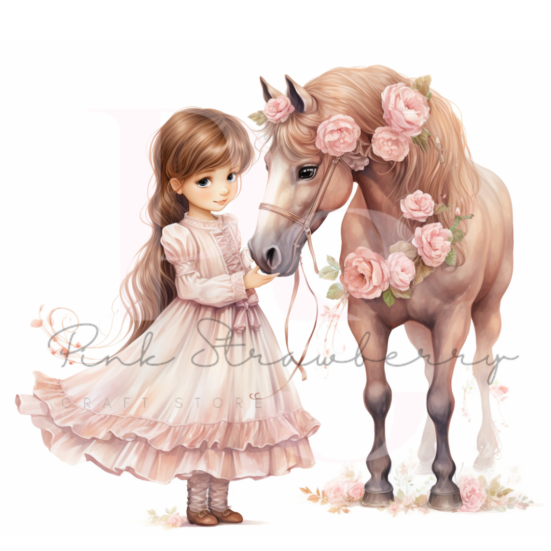 Girl & Horse