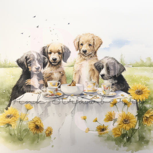 Puppy Tea Party