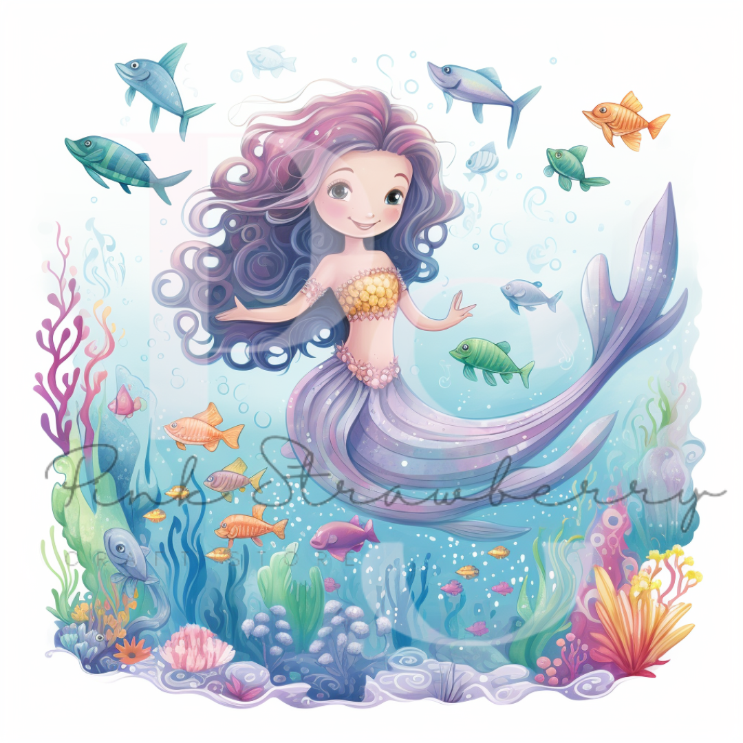 Pastel Mermaid