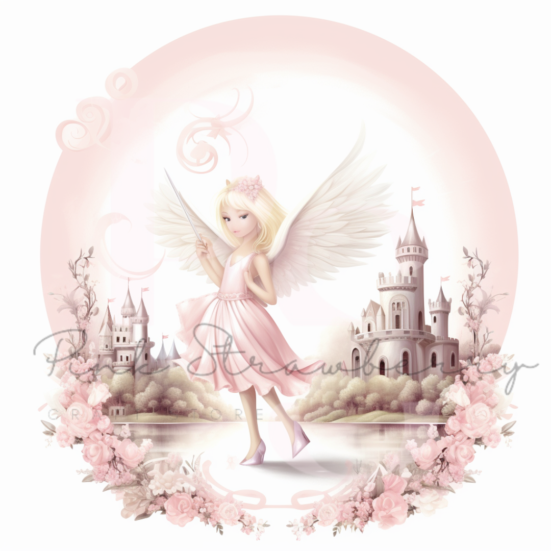 Pink Fairy & Castle