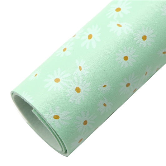 Green Daisy Fabric Sheet