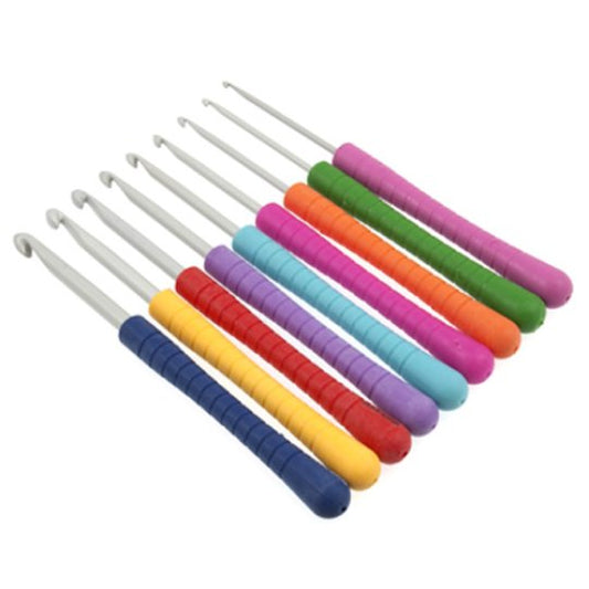 Easy Grip Crochet Hook Set Of 9