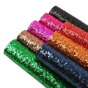 A5 Dark Chunky Glitter Selection