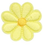 Yellow Flower Embroidery Patch