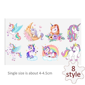 Rainbow Unicorns 160z Cup Wrap