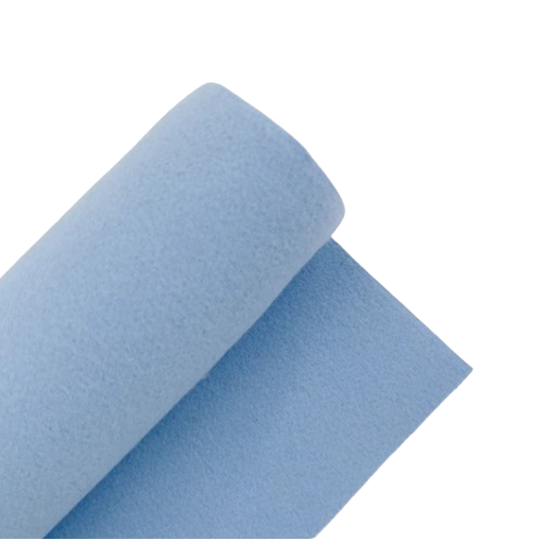 Sky Blue Velvet Felt