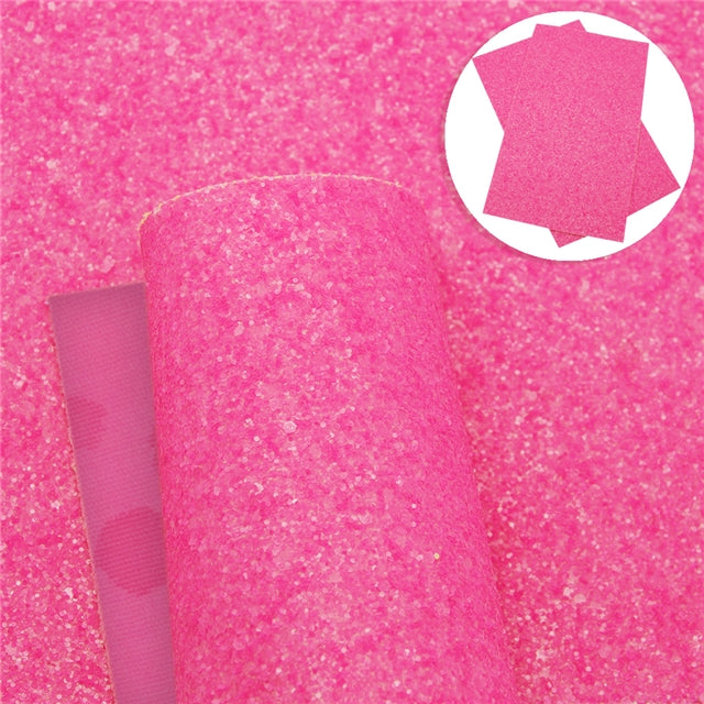 Fluorescent Hot Pink Chunky Glitter