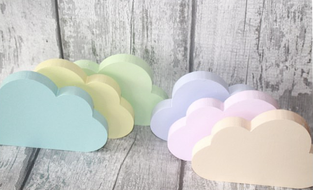 Freestanding Clouds Set Of 6