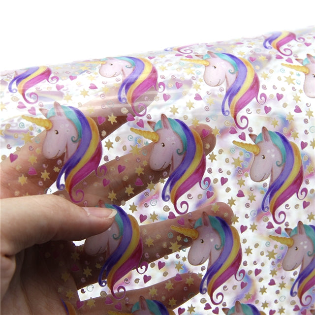 Unicorn Heads Transparent Sheets