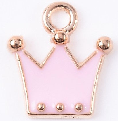 Pink Crown Charm