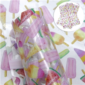 Summer Ice Lolly Transparent Sheets