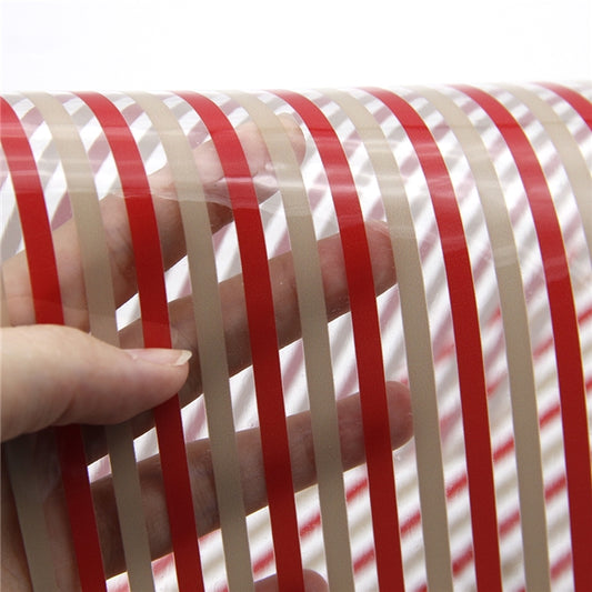 Transparent Striped Fabric Sheets