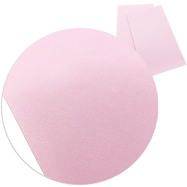 Solid Pink Shimmer Faux Leatherette Sheet