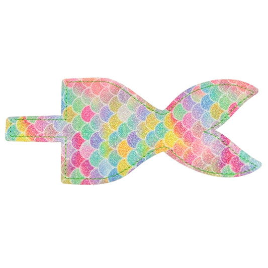 Mermaid Tail Embroidery Bow Tail