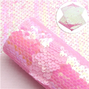 Baby Pink Reversible Sequin Unbacked Fabric Sheets