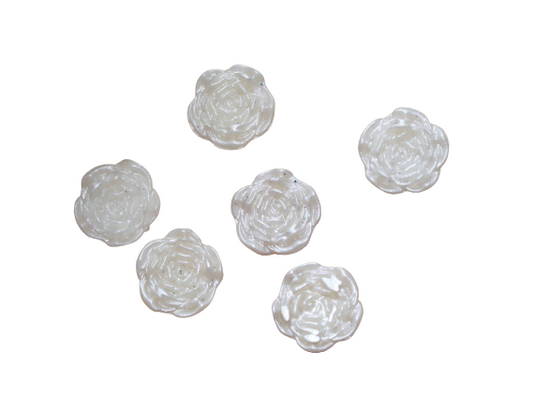 Ivory Roses Embellishments