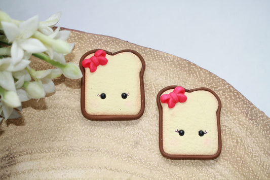 Toastie Flat Back Clay Embellishment