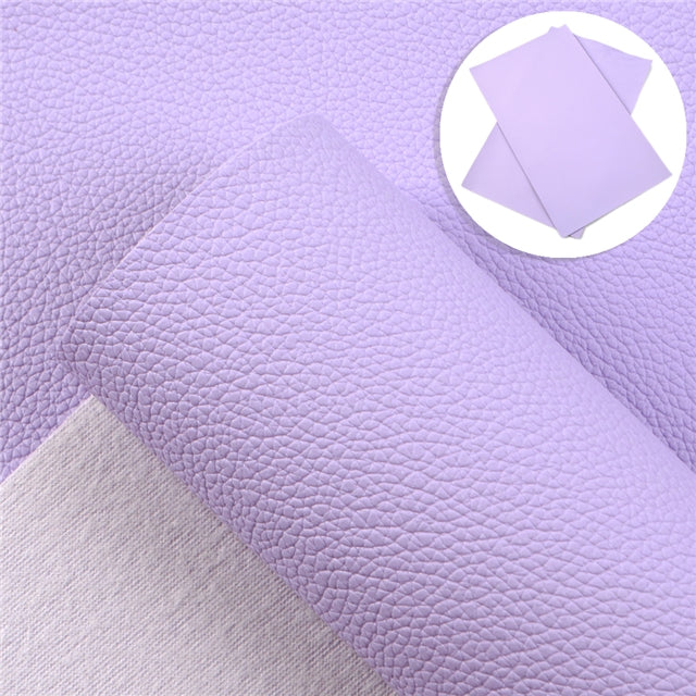 Plain Pastel Lilac Matt Leatherette