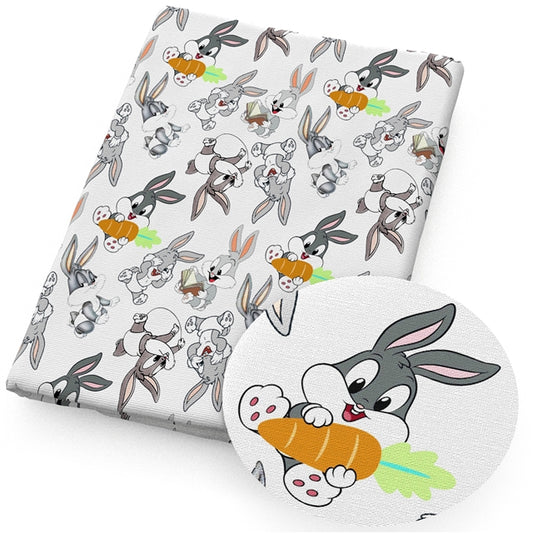 Looney Tunes Faux Leather Fabric Sheets