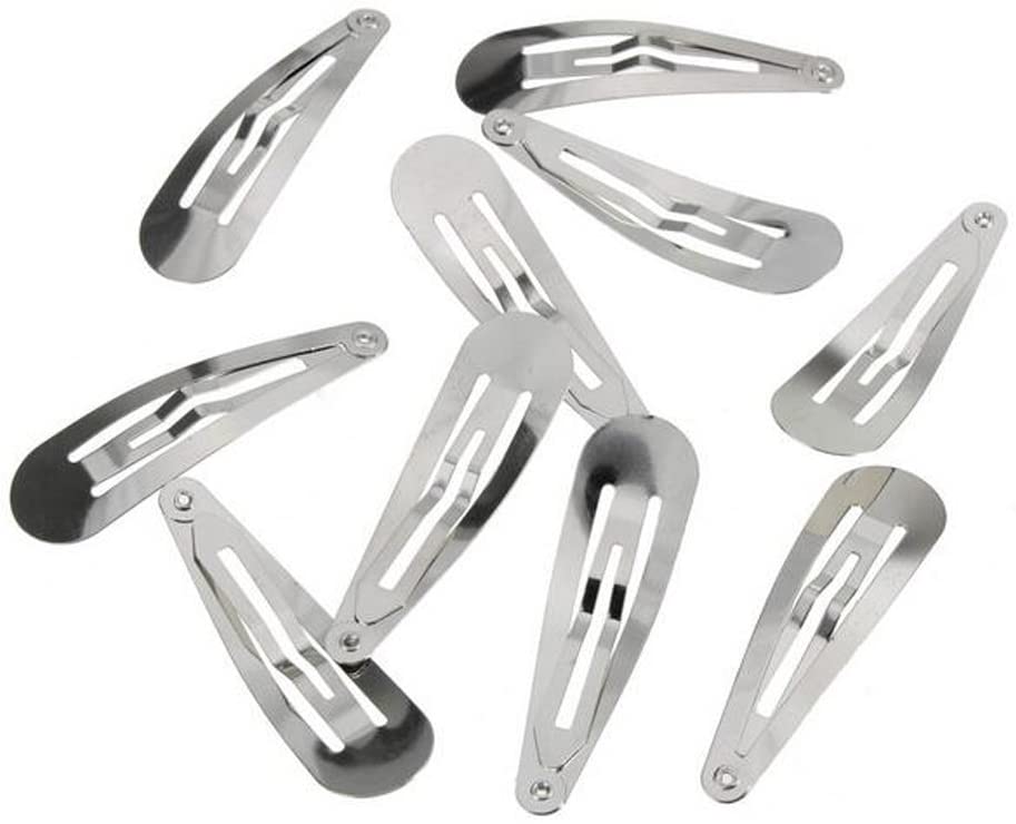 Silver Coloured Snap Clips