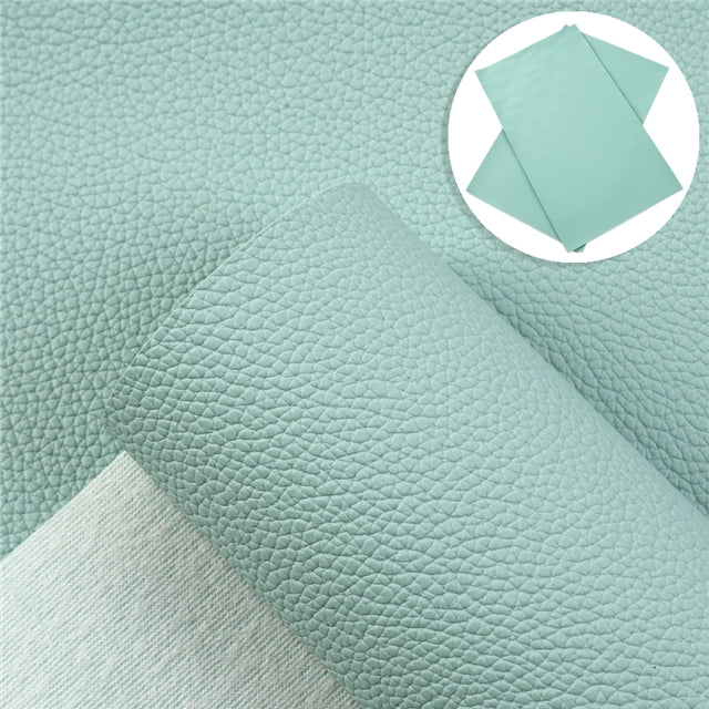 Plain Teal Leatherette