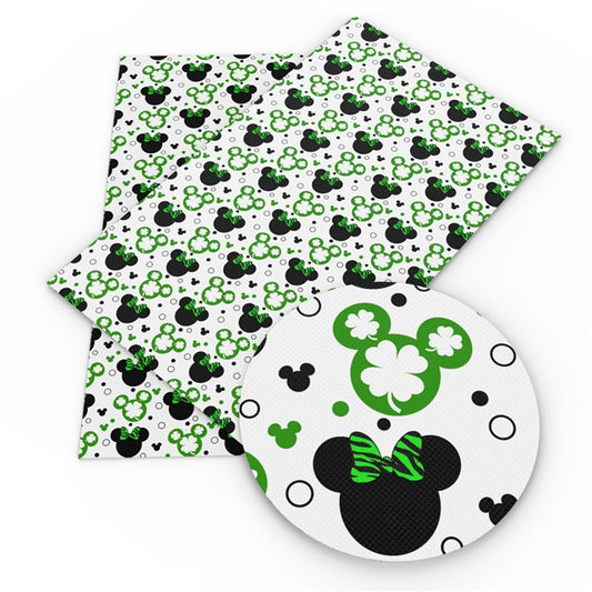 Lucky Mouse Faux Leather Fabric Sheets