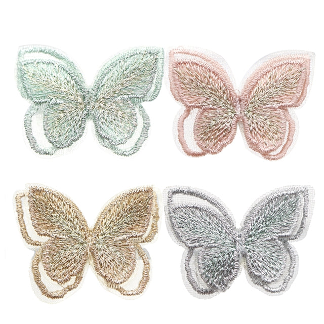 Mesh Embroidered Butterfly