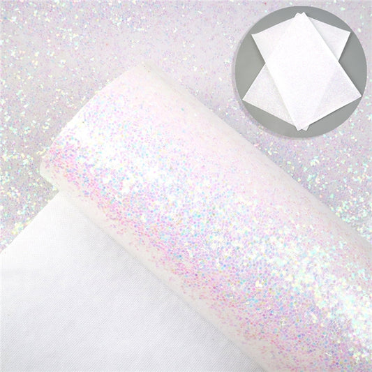 White Iridescent Crystal Glitter