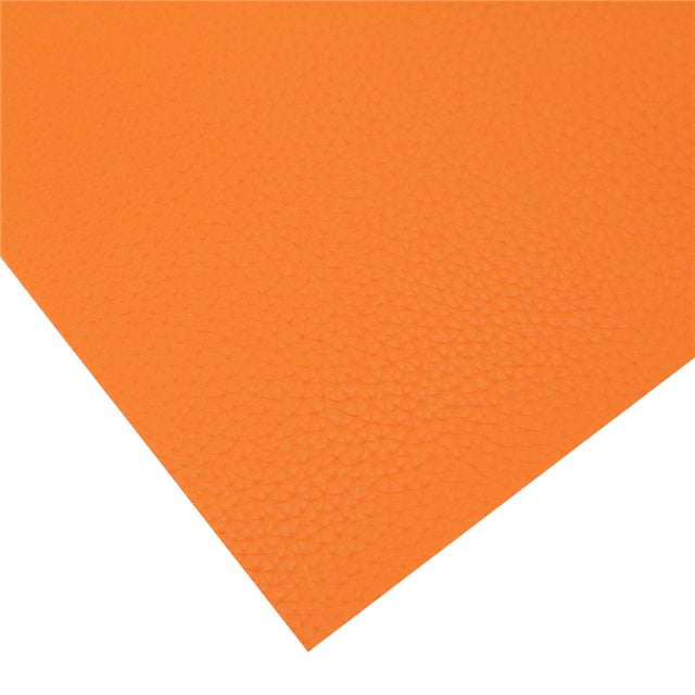 Orange Faux Leatherette Sheet