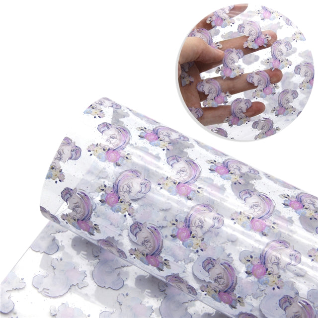 Unicorn Mother & Baby Transparent Sheets