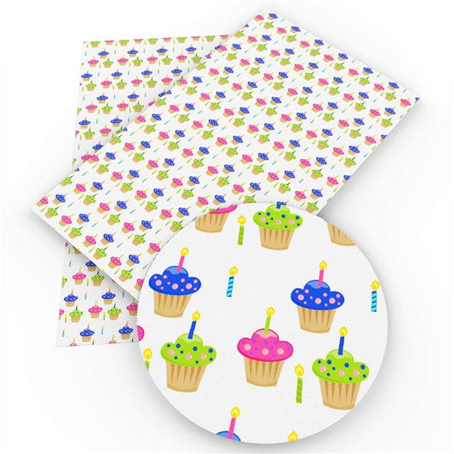 Cupcake Bullet Fabric Sheet