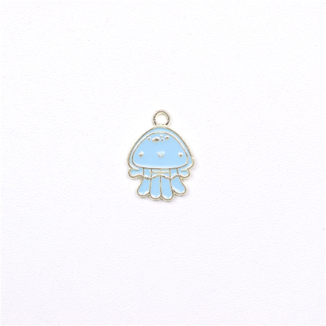 Blue Jellyfish Charm